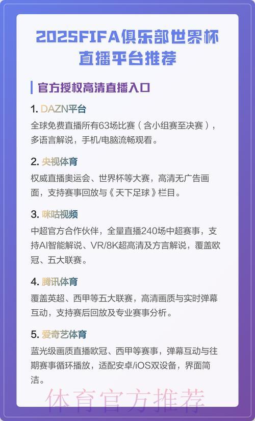观看世界杯直播哪个平台最好用？